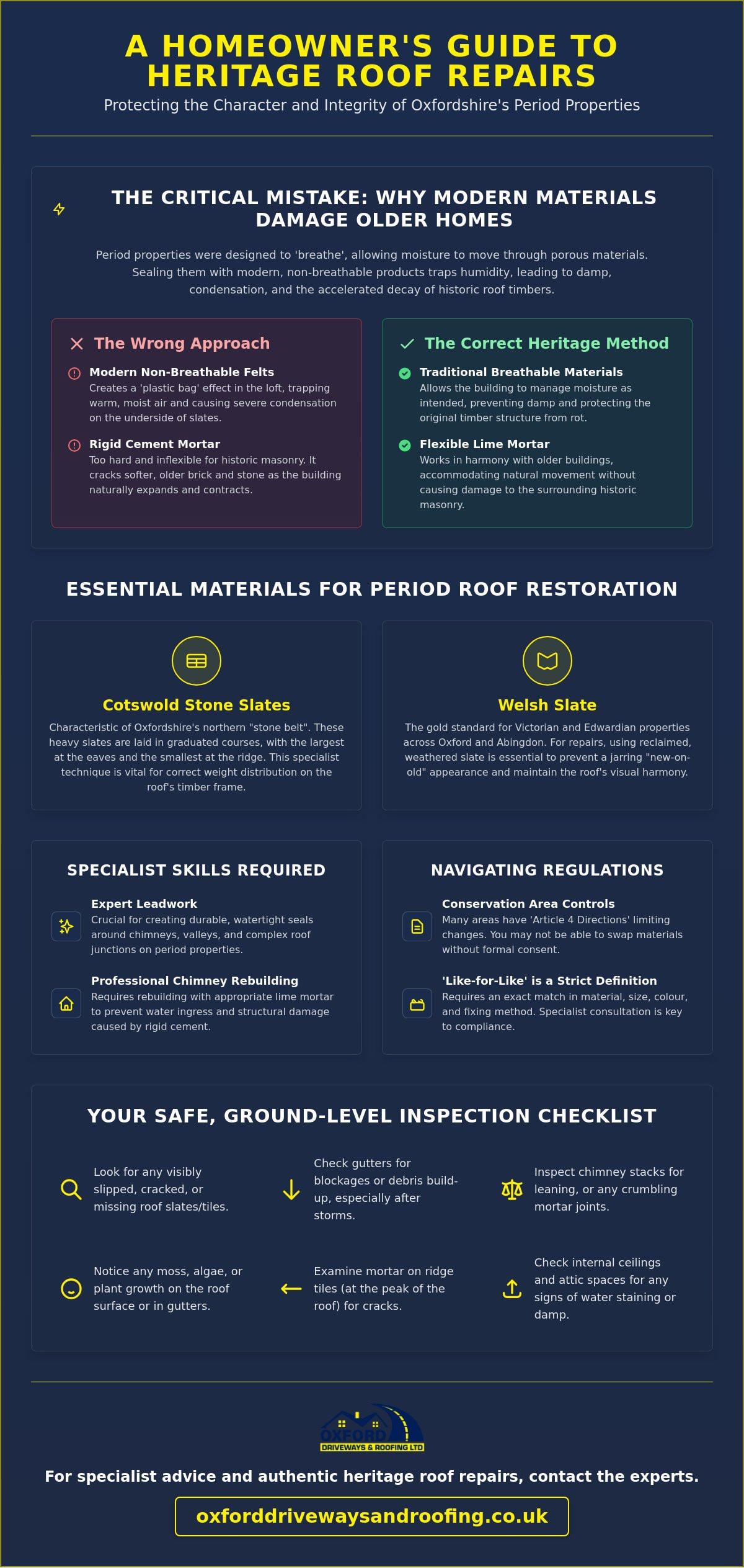 Heritage Roof Repairs for Older Homes in Oxfordshire: A 2026 Preservation Guide